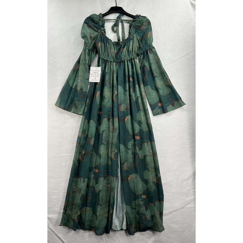 Free People Stone Cold Fox Jasmine Long Queen Statement Maxi Top Tunic